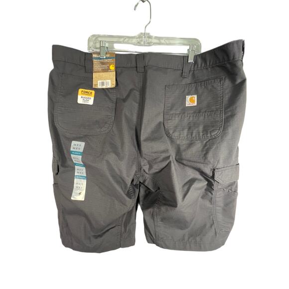 Carhartt Men's Force Broxton Gray Cargo Short 11 Inch 103543 Relaxed Fit Sz 44 - Picture 2 of 11